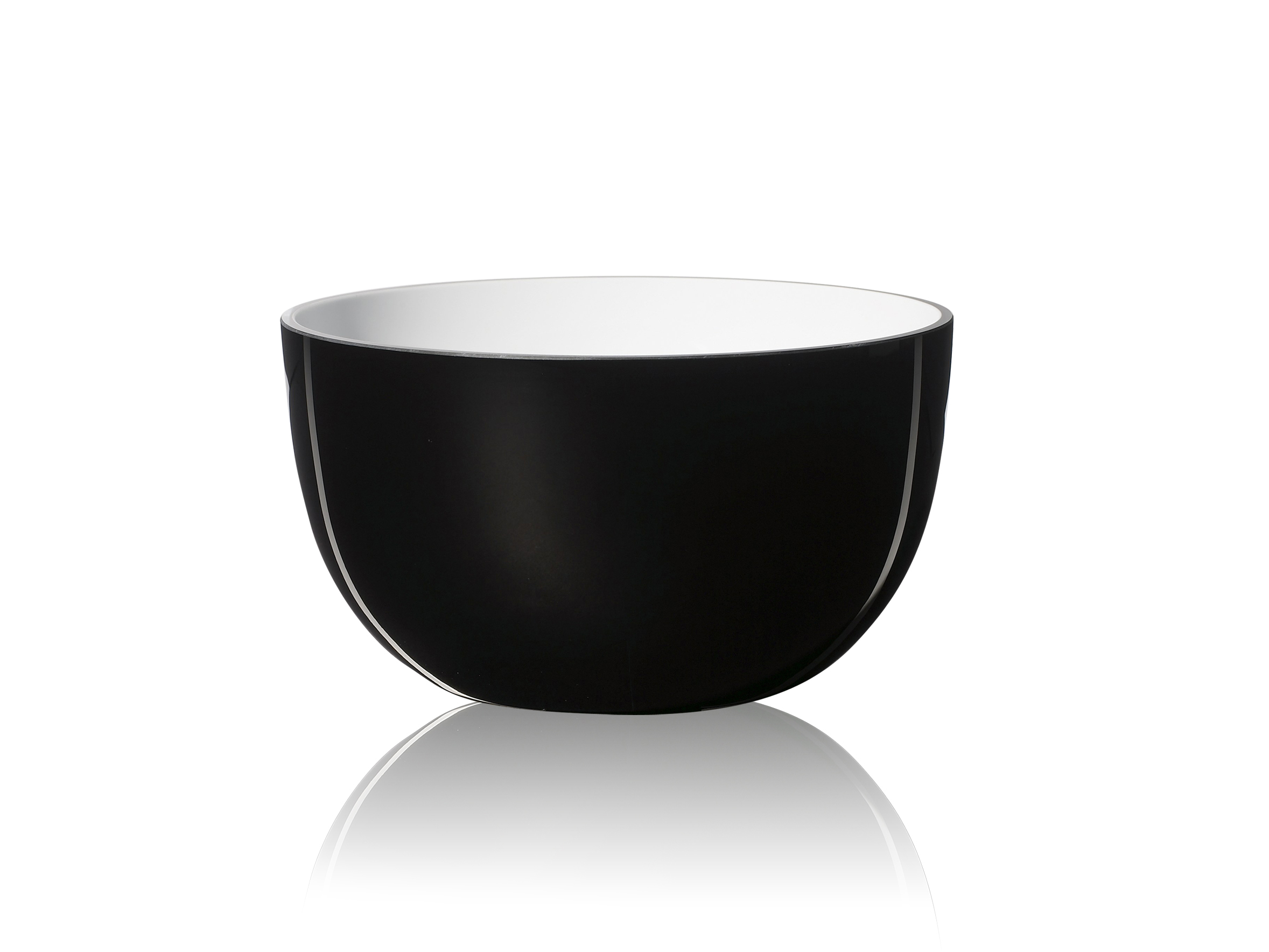 81303-PIET HEIN Bowl dia. 14 cm. Glass BLACK-OPAL